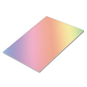 Pastell-Regenbogen-Notizblock Notizblock (angewinkelt)