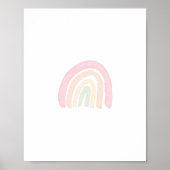 Pastell Regenbogen Poster (Vorne)