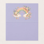 Pastell-Regenbogen-Schreibwaren  (Innenseite Aufgefaltet)