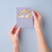 Pastell-Regenbogen-Schreibwaren  Flyer (Gruppe)