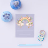 Pastell-Regenbogen-Schreibwaren  Flyer (Einzeln)