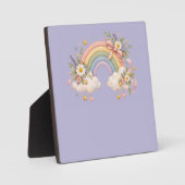 Pastell-Regenbogen-Schreibwaren Fotoplatte (Vorderseite)