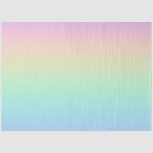 Pastell Regenbogen Seidenpapier (Vorderseite)