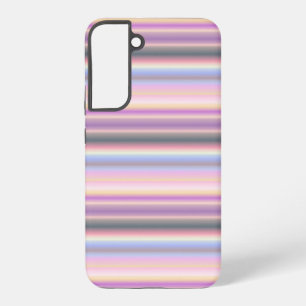 Pastell Regenbogen Streifen - Muster Samsung Galaxy Hülle