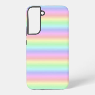 Pastell-Regenbogen-Streifen - Muster Samsung Galaxy Hülle