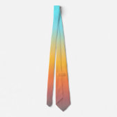 Pastell-Regenbogen-Verlaufs-Schlips Soft Multicolo Krawatte (Rückseite)