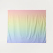 Pastell-Regenbogen Wandteppich (Vorderseite (Horizontal))