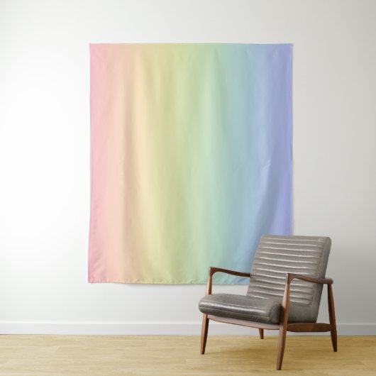 Pastell-Regenbogen Wandteppich (Beispiel)