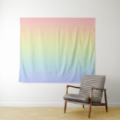 Pastell-Regenbogen Wandteppich (Beispiel (Horizontal))