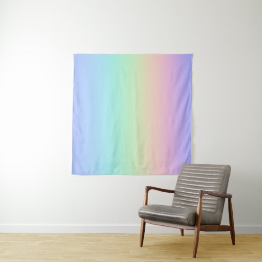 Pastell Regenbogen Wandteppich (Beispiel (Horizontal))