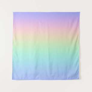 Pastell Regenbogen Wandteppich