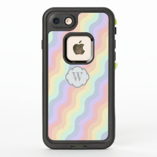 Pastell-Regenbogen-Wellen Lifeproof-Handyhülle