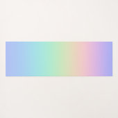 Pastell Regenbogen Yogamatte (Rückseite (Horizontal))
