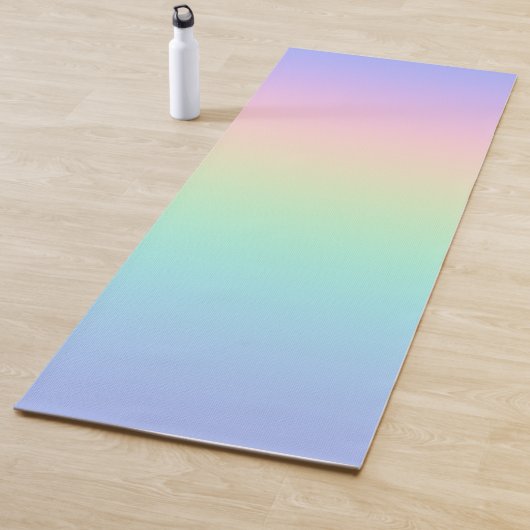 Pastell Regenbogen Yogamatte (Beispiel)