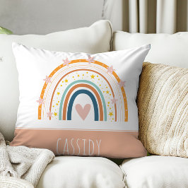 Pastell Regenbogenmädchen Kissen