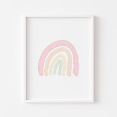Pastell-Regenbogenposter Poster