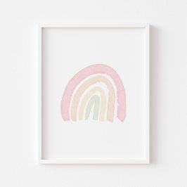 Pastell-Regenbogenposter Poster