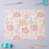 Pastell-Retro-Blumen (1) Seidenpapier (Basteln)