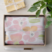 Pastell-Retro-Blumen (1) Seidenpapier (Geschenk)