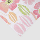 Pastell-Retro-Blumen (1) Seidenpapier (Detail)