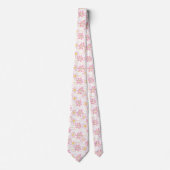 Pastell-Retro-Blumen (4) Krawatte (Vorderseite)