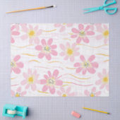 Pastell-Retro-Blumen (4) Seidenpapier (Basteln)