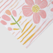 Pastell-Retro-Blumen (6) Seidenpapier (Detail)