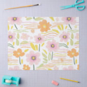 Pastell-Retro-Blumen (7) Seidenpapier (Basteln)