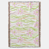 Pastell-Retro-Blumen (8) Decke (Vorderseite Vertikal)