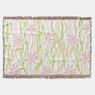 Pastell-Retro-Blumen (8) Decke