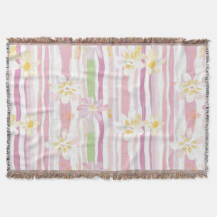 Pastell-Retro-Blumen (9) Decke