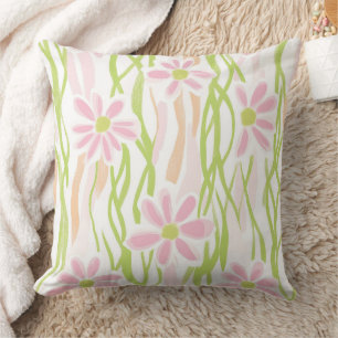 Pastell-Retro-Blumen (9) Kissen