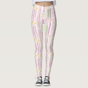 Pastell-Retro-Blumen (9) Leggings