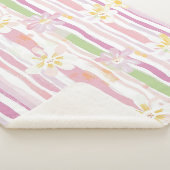 Pastell-Retro-Blumen (9) Sherpadecke (3/4)