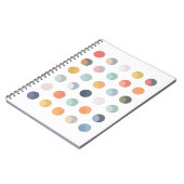Pastell-Rhythmus Notizblock (Linke Seite)