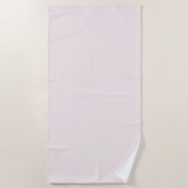 Pastell-Rosa Champagner-Einfarbig Strandtuch (Vorderseite)