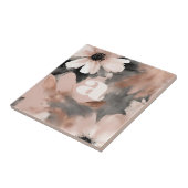 Pastell-Rosa-Monogramm  Fliese (Seite)