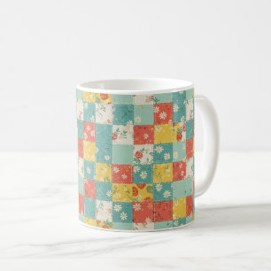 Pastell-Rosenmuster im Frühlingsstil Kaffeetasse