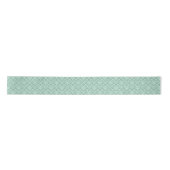 Pastell Sage Green Floral Lace Muster Satinband (Vorderseite)