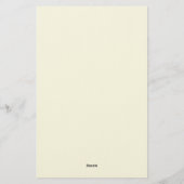 Pastell-Sand-Ebene-Professionell-Modern-Minimalist Briefpapier (Rückseite)