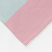 Pastell Schachbretts Fleece Blanket Medium (Ecke)