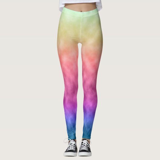 Pastell-Schichtung Leggings (Vorderseite)