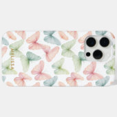 Pastell-Schmetterling Case-Mate iPhone Hülle (Rückseite (Horizontal))