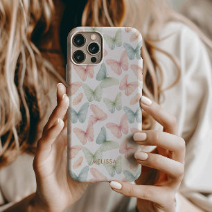 Pastell-Schmetterling Case-Mate iPhone Hülle
