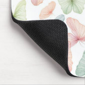 Pastell-Schmetterling Mousepad (Ecke)