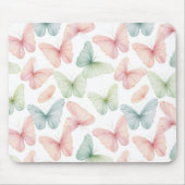 Pastell-Schmetterling Mousepad (Vorne)