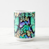 Pastell-Schmetterlinge Kaffeetasse (Mittel)