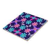 Pastell-Schmetterlingsgarten-Muster | Cottagecore Fliese (Seite)