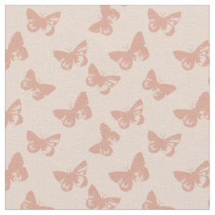 Pastell-Schmetterlingsmuster Stoff