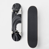 Pastell-Schwarz Farbe Skateboard (Vorderseite)